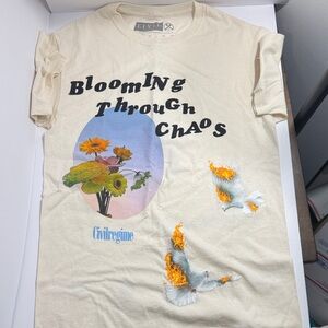 Civil Regime, Blooming Through Chaos Graphic Tee, sz small